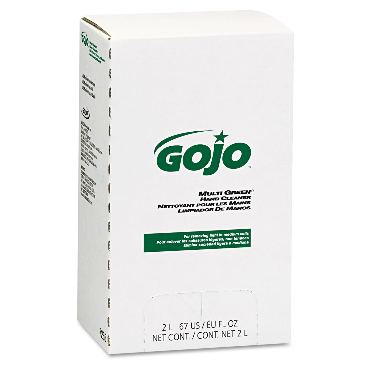 Amazon.com : GOJO 7265 MULTI GREEN Hand Cleaner Refill, 2000mL